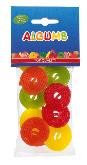 [ALG010] ALGUMS KK ROTELLA FRUIT 15 x 100 G