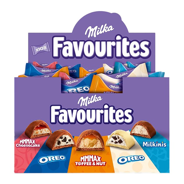 [4310283] MILKA FAVOURITES MIX 1 kg (108 st)